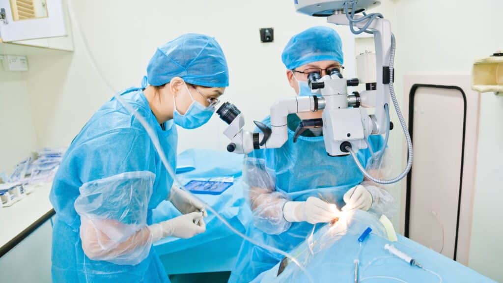 Eye surgery